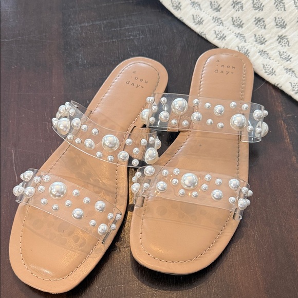 a new day Shoes - A New Day Women's Sandals with Pearl Details